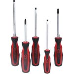 KS TOOLS ERGOTORQUEplus Schraubendreher-Satz, 5-tlg. (159.0005)