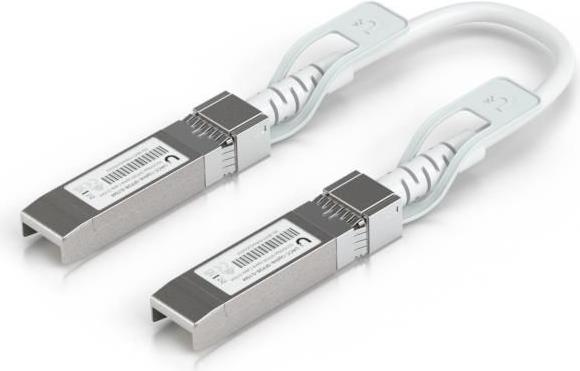 Ubiquiti Direct attach cable with auto seamless 1G SFP, 10G SFP+, and 25G SFP28 interconnects between UniFi devices. (UACC-UPLINK-SFP28-0.15M)