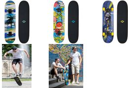 SCHILDKRÖT Skateboard Slider 78,70cm (31") Cool King Deck 790 x 200 mm, 9-fach verleimtes Ahorn, konkave - 1 Stück (510643)