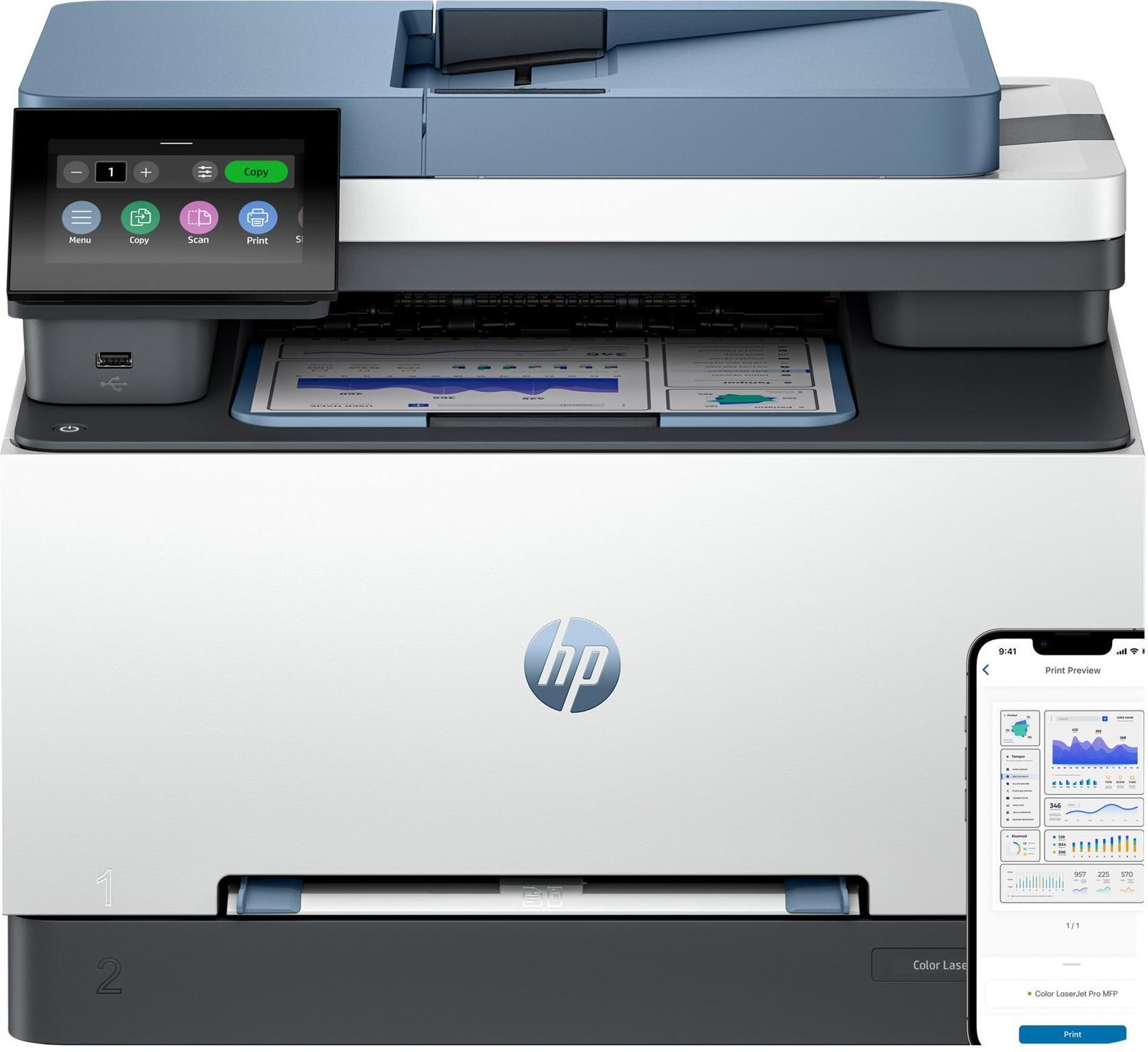 HP Color LaserJet Pro MFP 3302sdw Farb-Laser-Multifunktionsdrucker