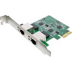 InLine Dual Gigabit Netzwerkkarte 2x RJ45 2.5GBit/s PCIe x1 inkl. low profile (51126A)