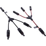InLine Solarkabel 3-fach Verteiler-Set schwarz/rot 0.36m (95030)