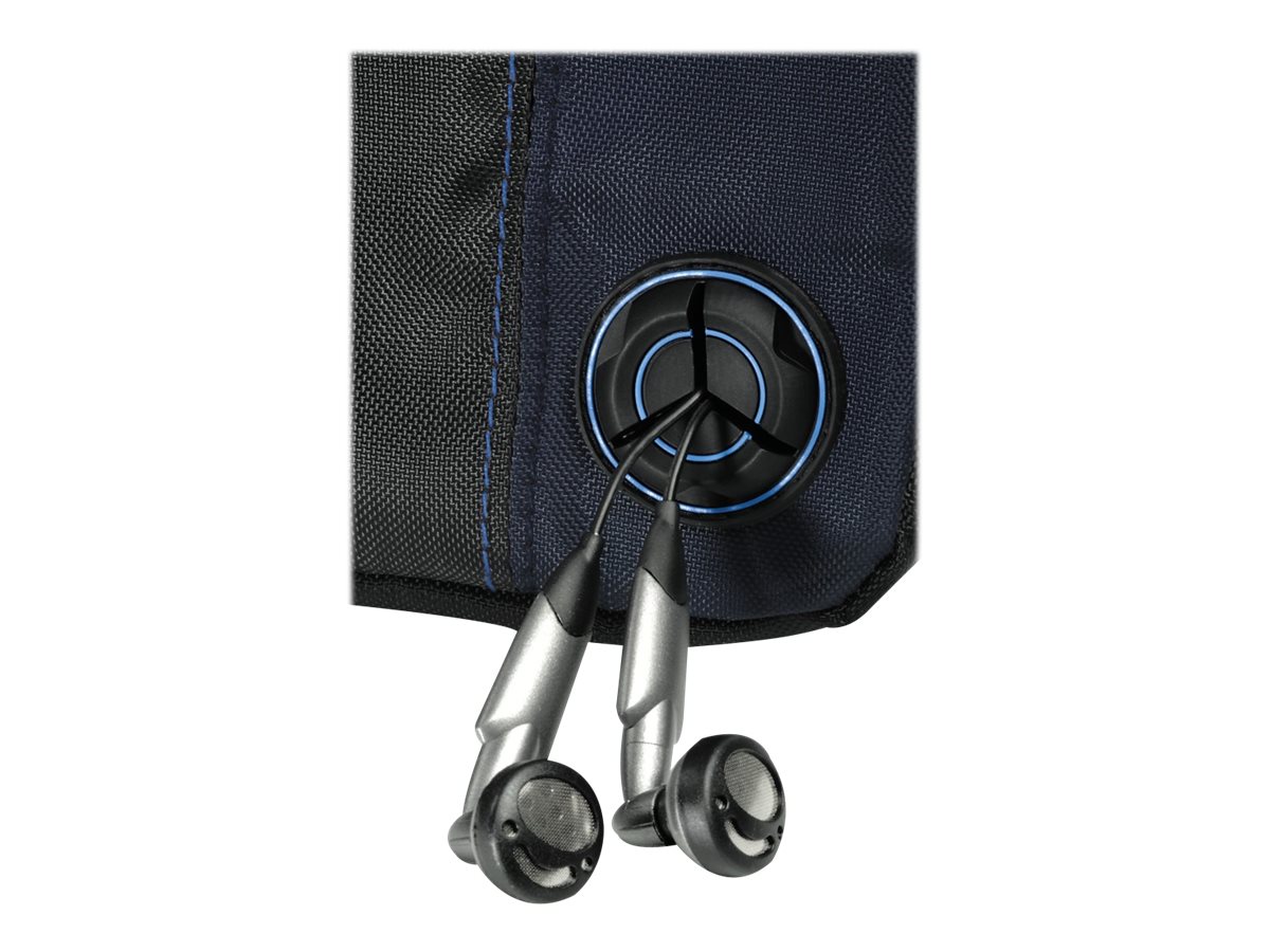 Hama Tattoo Tragetasche für CD-Player und CDs Schwarz, Blau