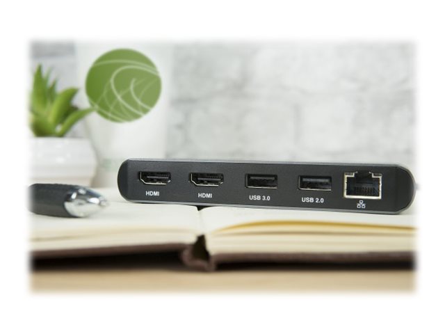 CalDigit Thunderbolt 3 mini Dock Dual HDMI Schwarz, Grau
