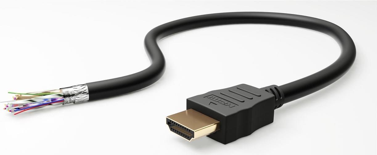 Goobay 61637 HDMI-Kabel 0,5 m HDMI Typ A (Standard) Schwarz (61637)