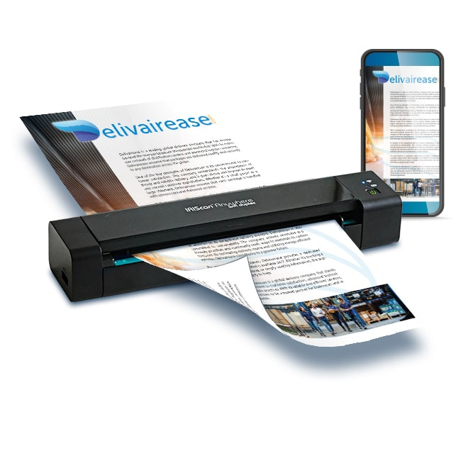 I.R.I.S. IRIScan Anywhere 6 Wifi Duplex Tragbarer Dokumentenscanner 1200 dpi Schwarz