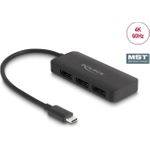 DeLOCK 88041 Schnittstellen-Hub DisplayPort Schwarz (88041)