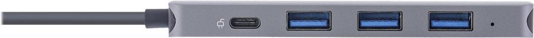InLine USB 3.2 USB-Typ C Multi Hub (4x USB-A 5Gb/s + USB Typ-C (Data/PD 87W), OTG