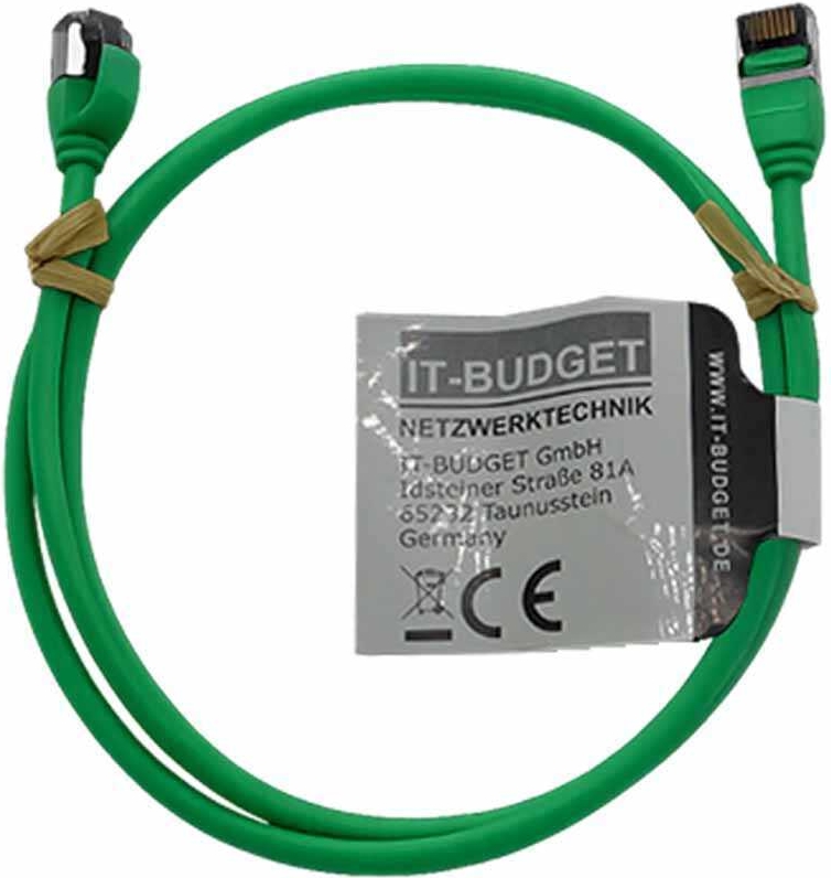 IT-BUDGET Vollkupfer Premium Patchkabel (90ITBSLIM81PK15GR)