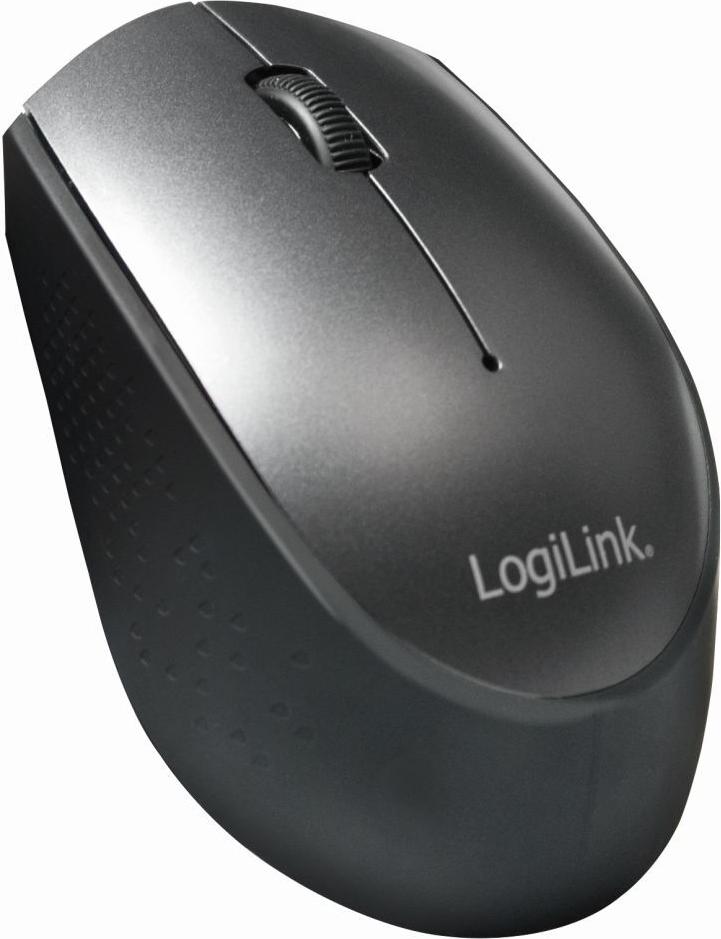 LogiLink ID0160 Kabellose Maus Optisch 1200 DPI USB-C 3 Tasten Schwarz