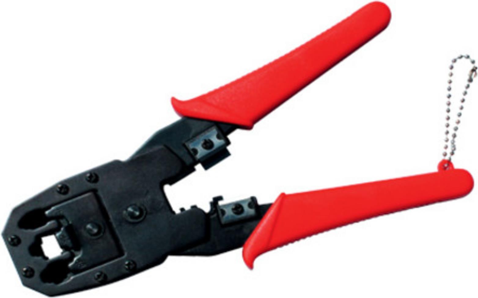 S/CONN maximum connectivity Werkzeug-Modular-Crimpzange für 8/8, 6/6 und 4/4 Western-Stecker, UNIVERSAL, Metall (73000-MU)