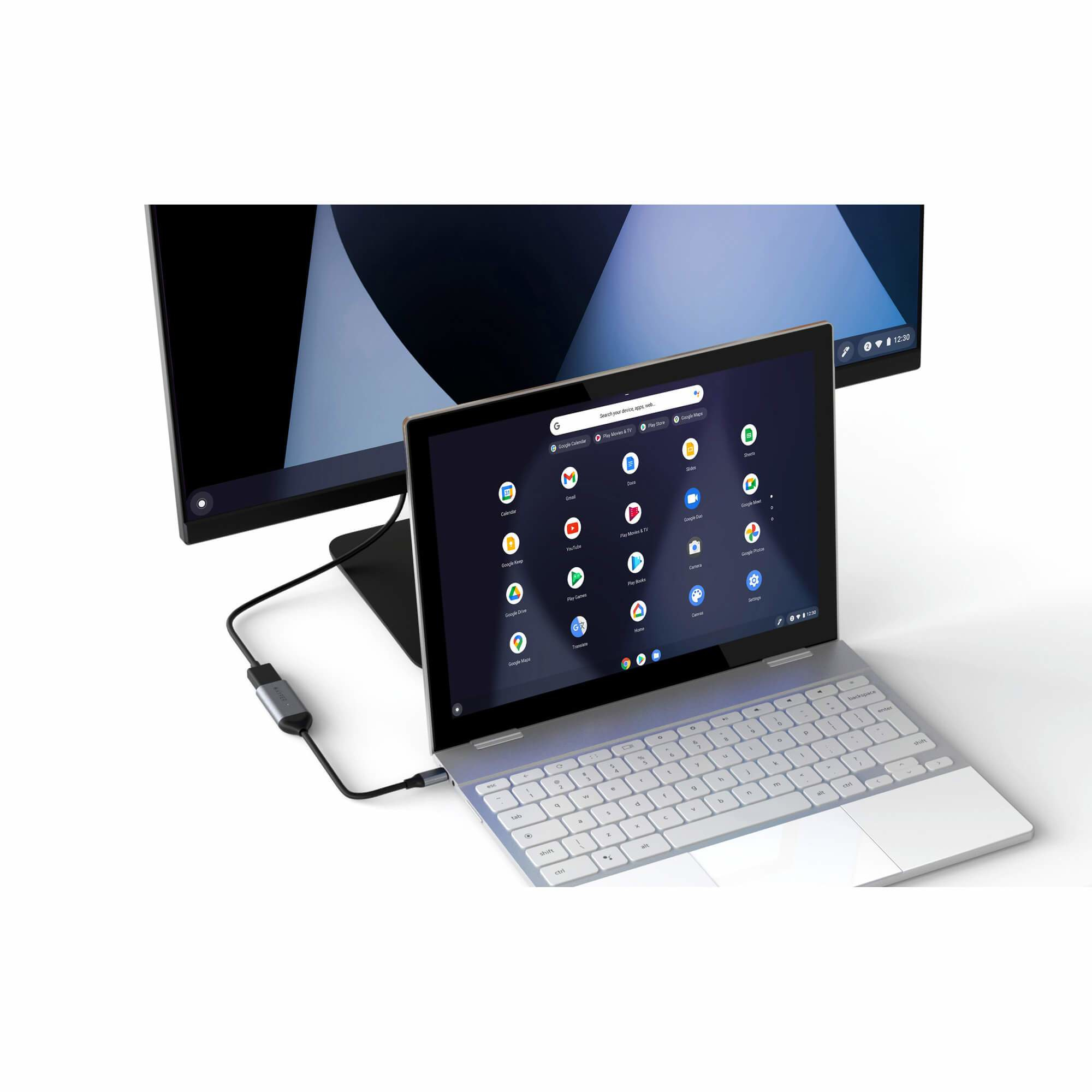 Hyper HyperDrive HD425A USB-C auf HDMI Videoadapter 4K 60Hz Edelstahl
