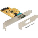 DeLOCK PCI Express Card to 1 x Serial with voltage supply ESD protection (90293)