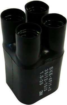 3M SKE 4F/3+4. Produktfarbe: Schwarz, Durchmesser vor Schrumpfen: 5,7 cm, Menge pro Packung: 1 Stück(e) (7000061598)