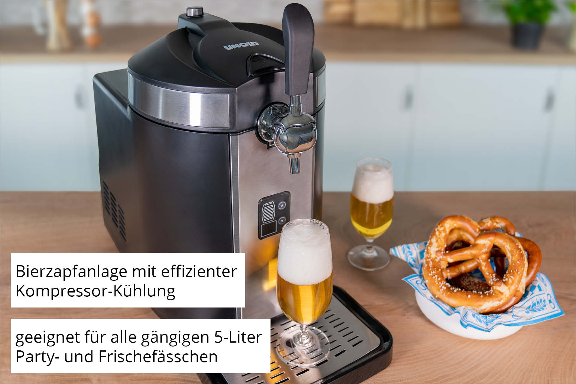 Unold Franzl Bierzapfanlage 5 l Schwarz