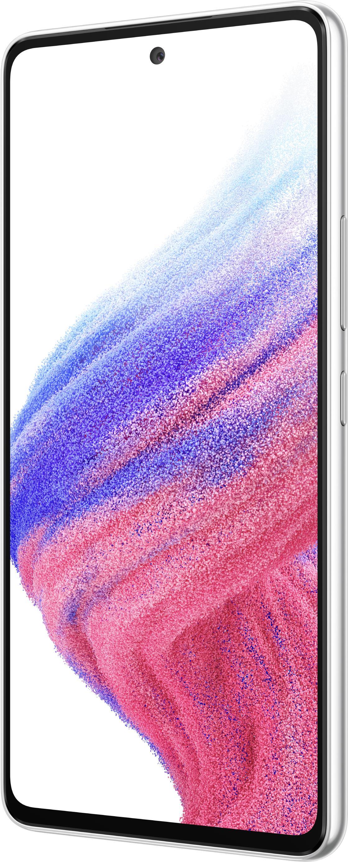 Samsung Galaxy A53 5G SM-A536B 16,5 cm (6.5" ) Hybride Dual-SIM Android 12 USB Typ-C 6 GB 128 GB 5000 mAh Weiß (SM-A536BZWNEUB)
