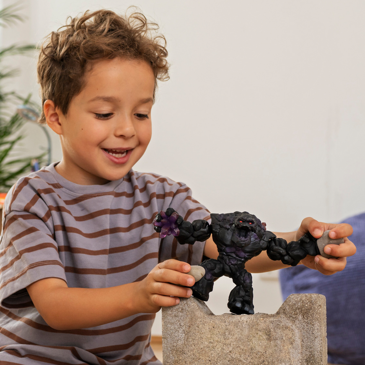 Schleich ELDRADOR CREATURES 70158 Shadow Stone Monster Spielfigur Schwarz Violett
