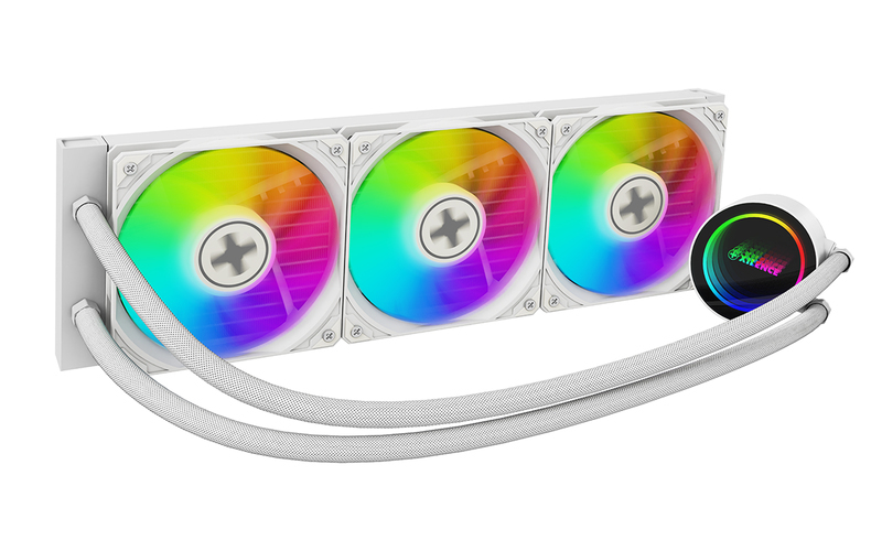 Xilence Gaming Series LiQuRizer LQ360W ARGB 360 mm Wasserkühlung Weiß