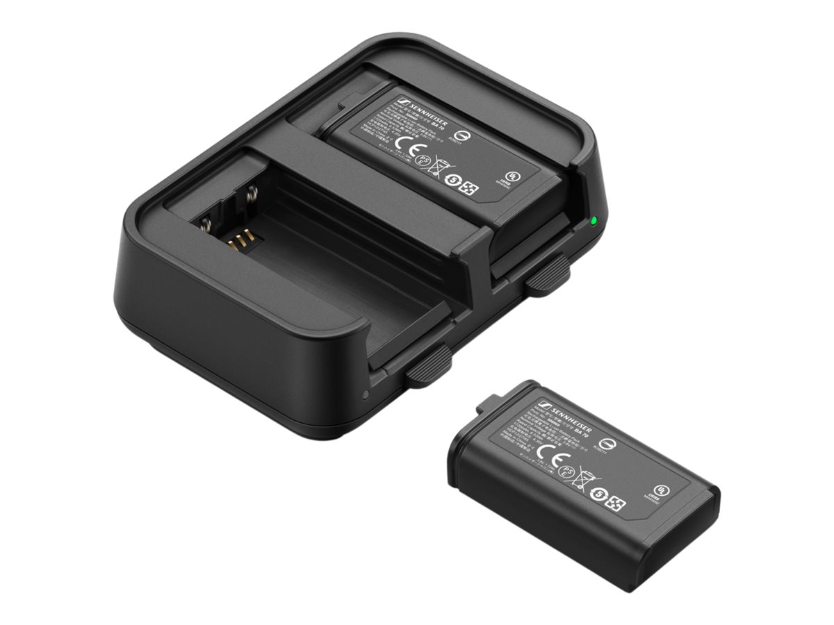 Sennheiser EW-D USB-Ladegerät inkl. 2 Akkus für EW-D SK / EW-D SKM-S
