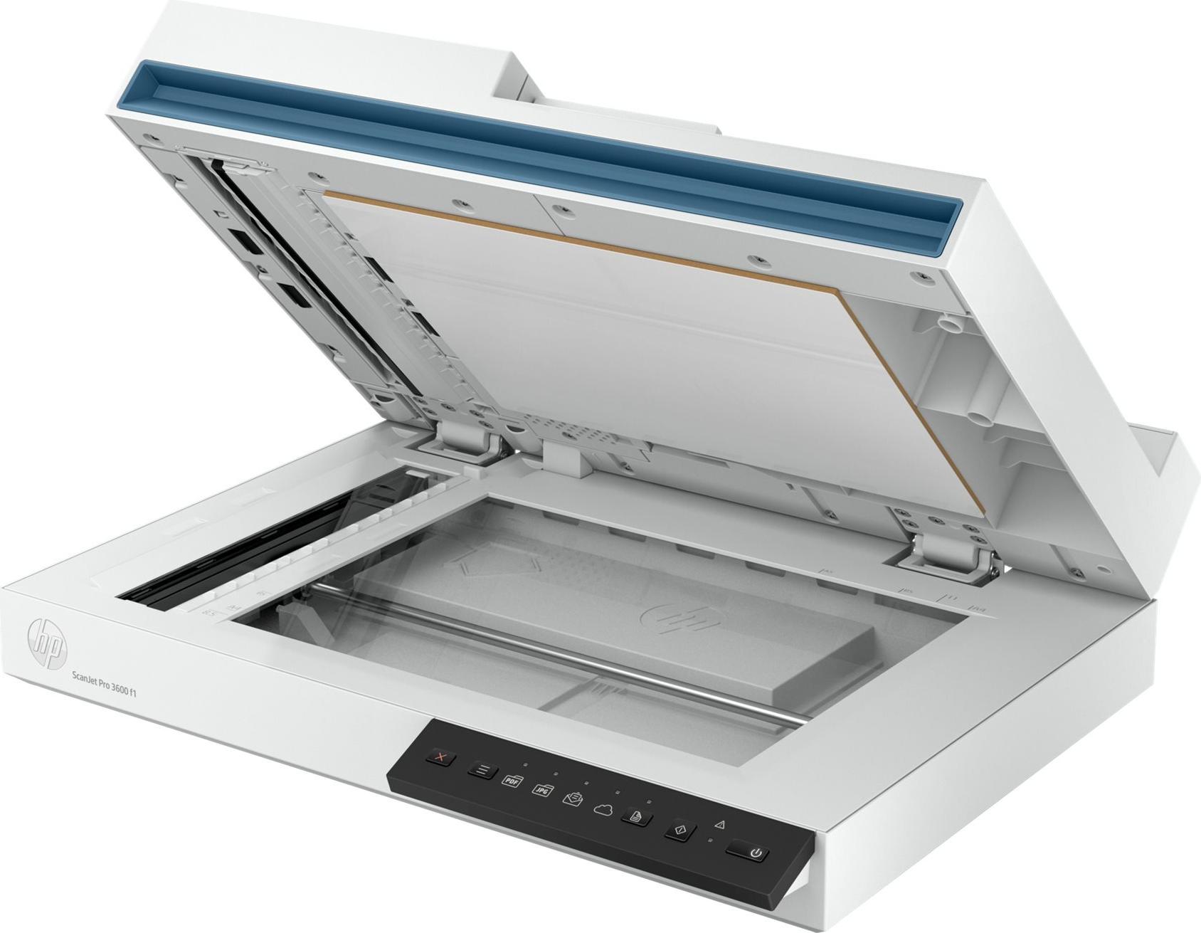 HP ScanJet Pro 3600 f1 Flachbett- & Dokumentenscanner 1200 x 1200 DPI 30 Seiten/Min. USB 3.0 Weiß