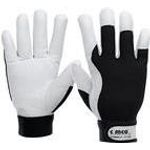 Cimco Worker 2.0 schwarz/weiß 141246 Nappaleder Arbeitshandschuh Größe (Handschuhe): 10, XL EN 388 1 Paar (141246)