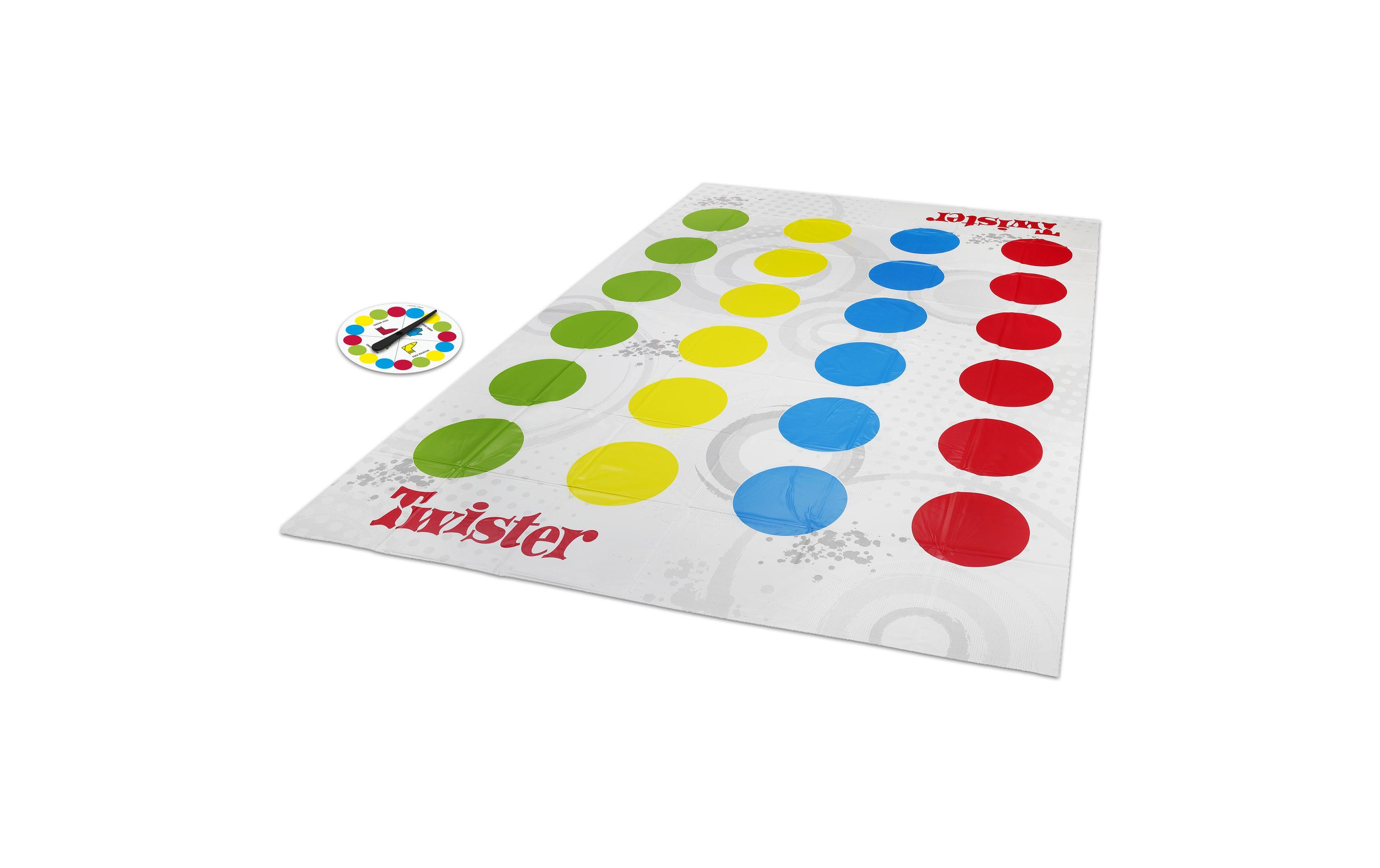 Hasbro Gaming Twister Geschicklichkeitsspiel 4 Spieler Mehrfarbig