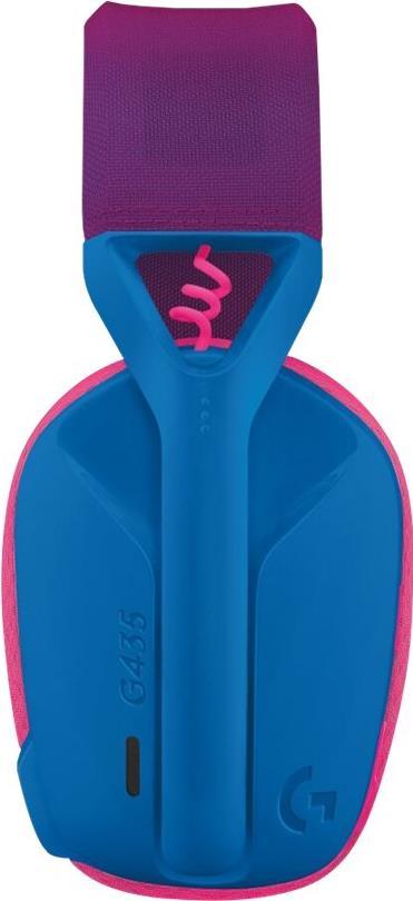 Logitech G Lightspeed G435 Kabelloses Gaming-Headset Blau, Pink