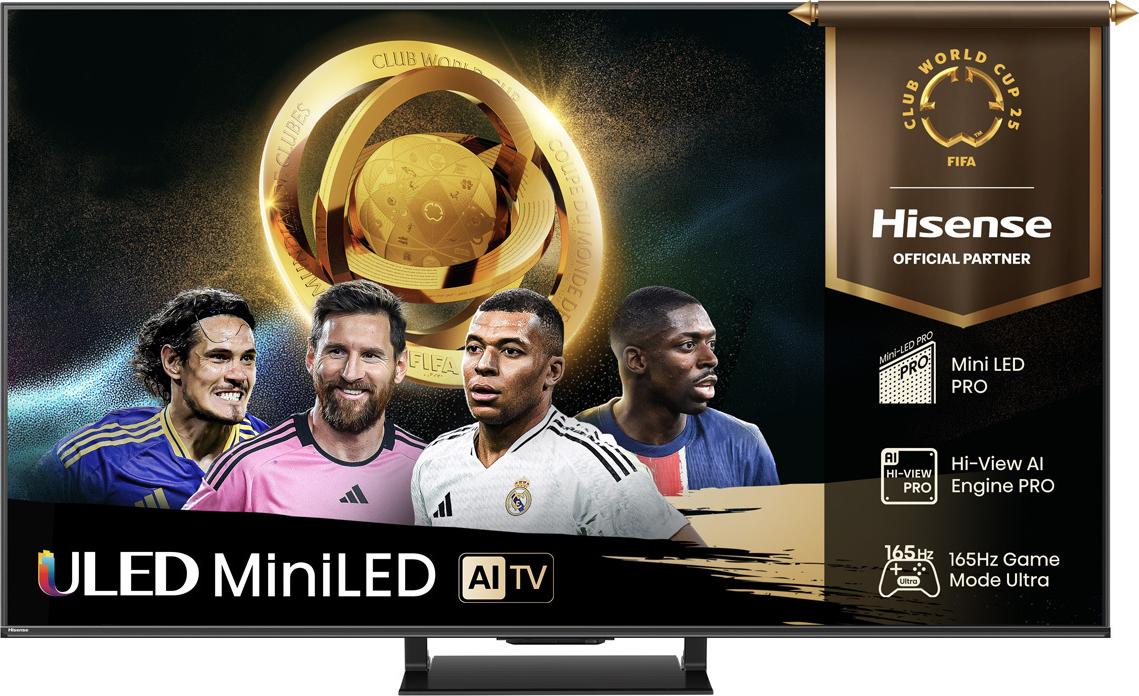 Hisense 75U7Q PRO 75" Mini-LED 4K Smart TV 165 Hz 2'000 Nits Schwarz