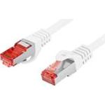 Lanberg Patchkabel CAT.6 S/FTP LSZH CU 0,5m Fluke Zert. wß (PCF6-10CU-0050-W)