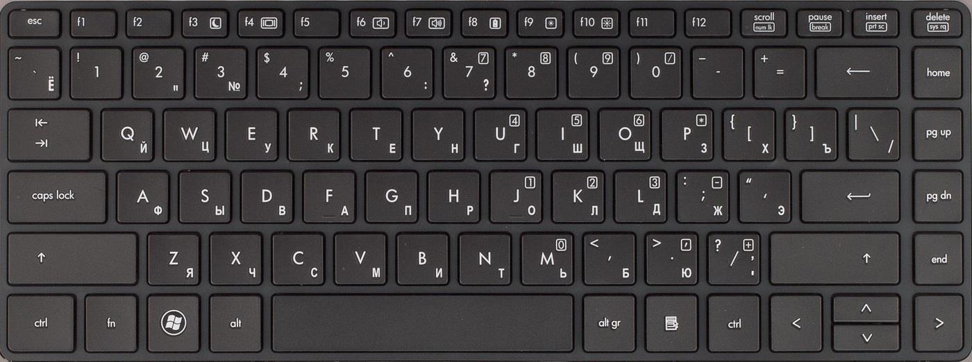 HP Tastatur Ungarisch (639477-211)