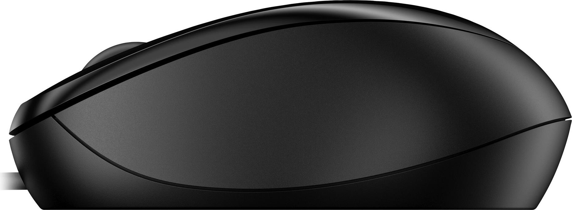 HP Kabelgebundene Maus 1000 Optisch USB 1200 DPI Schwarz