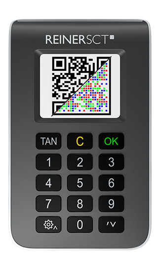 Reiner SCT tanJack photo QR TAN-Generator Anthrazit