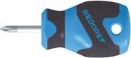 GEDORE Schraubendreher, kurze Form, Kreuzschlitz PH 2 (1531204)