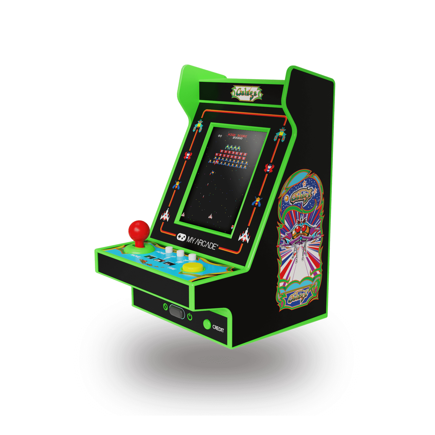 dreamGEAR My Arcade GALAGA Nano Player Pro Tragbare Spielkonsole 2.4" Mehrfarbig