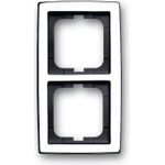 Busch-Jaeger 1754-0-4327. Produktfarbe: Chrom, Markenkompatibilität: Busch-Jaeger. Breite: 87 mm, Höhe: 157 mm, Dicke: 1,1 cm (2CKA001754A4327)