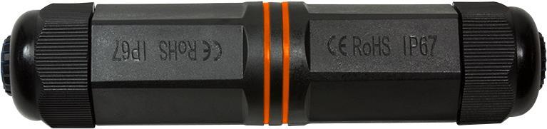 LogiLink NP0081 Drahtverbinder 2x RJ45 Schwarz (NP0081)