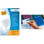HERMA Ausweishülle, PP, 1-fach, 0,14 mm, 220 x 310 mm dokumentenecht, transparent, reißfest, Griffaussparung für - 25 Stück (5026)