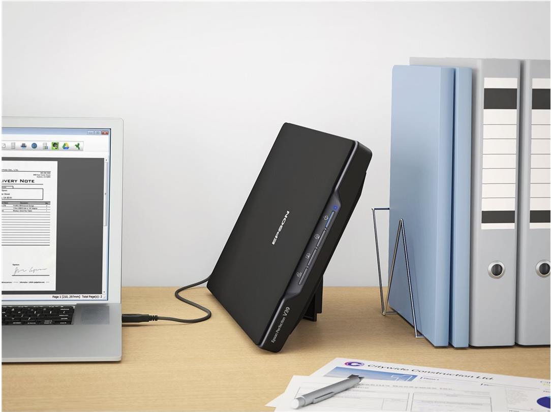 Epson Perfection V39II 4800 dpi Flachbettscanner Schwarz