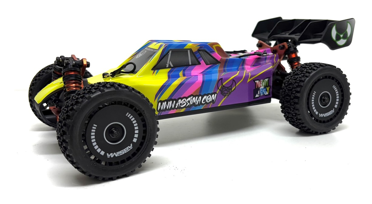 Absima RC Buggy Neon Furry 1:12 4WD Brushless RTR 2,4 GHz 2200 mAh Grün