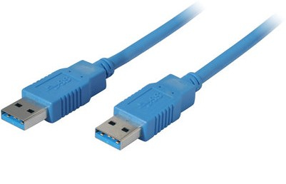 ShiverPeaks USB 3.2 Gen 1 USB-Kabel 5 m USB A zu USB A Blau