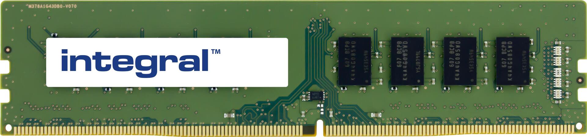 Integral 8GB PC RAM MODULE DDR4 3200MHZ PC4-25600 UNBUFFERED NON-ECC 1.2V 1GX8 CL22 VALUE Speichermodul 1 x 8 GB (IN4T8GNGLTI)