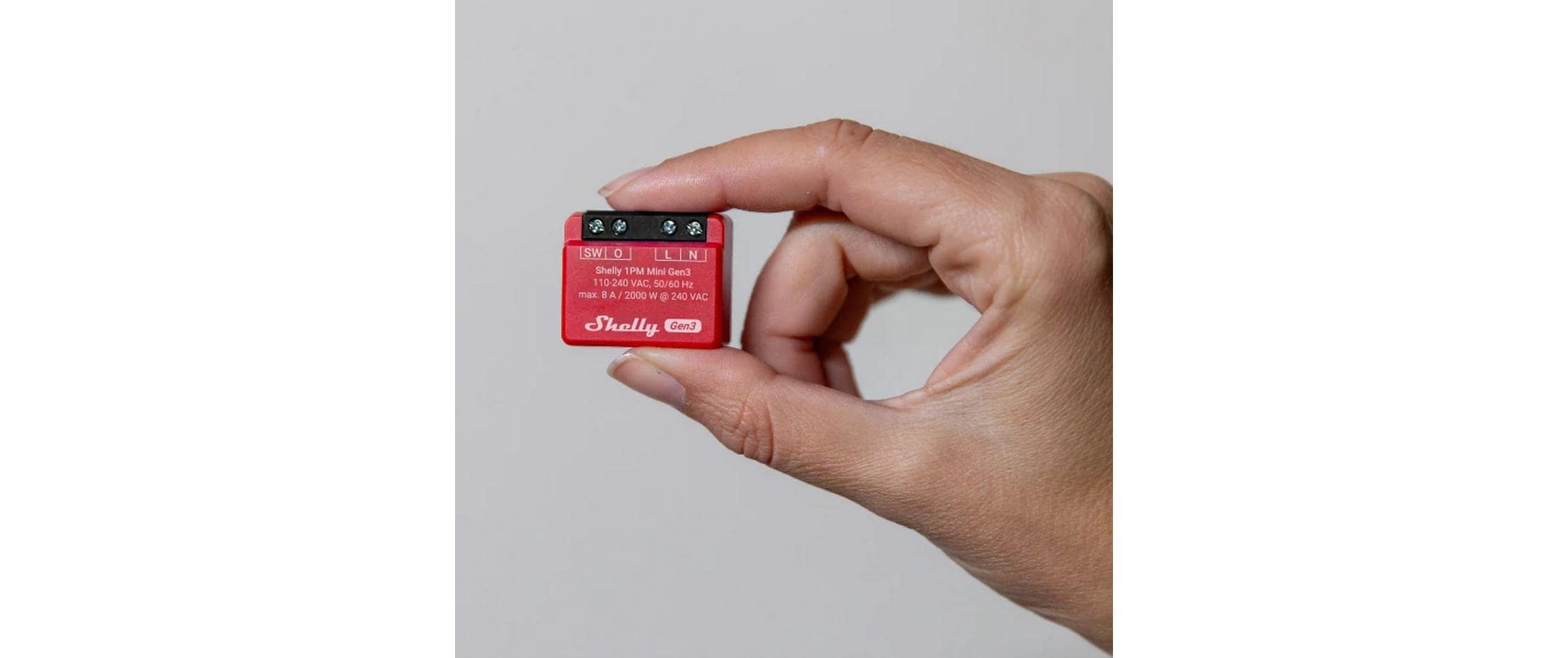 Shelly Plus 1PM Mini Gen3 Schaltaktor 8 A WLAN Bluetooth