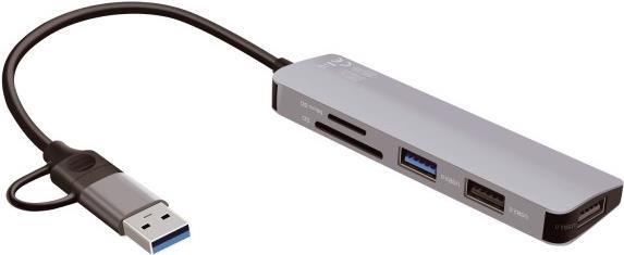 4smarts 469630 USB 3.2 Gen 1 (3.1 Gen 1) Type-A + Type-C (469630)