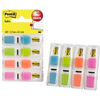 3M Post-it Index Haftstreifen, 11,9 x 43,2 mm, 4 x 35 Marker im praktischen 4er-Einzelspender, 3 + 1 GRATIS - 1 Stück (L1311)