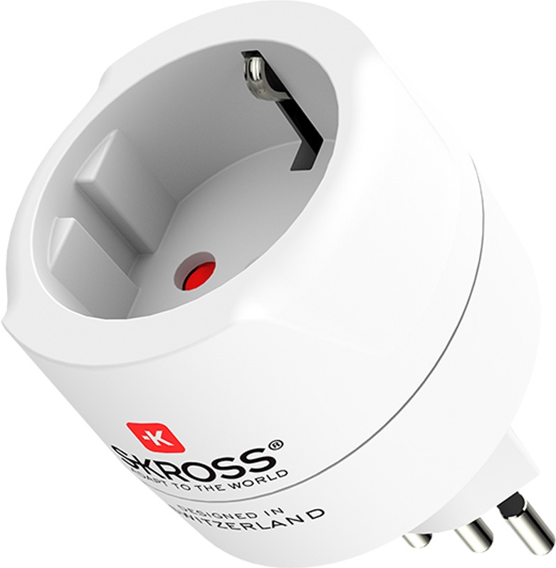 SKROSS Europe to Switzerland Italy Braz Single adapter (1.500272C-E)