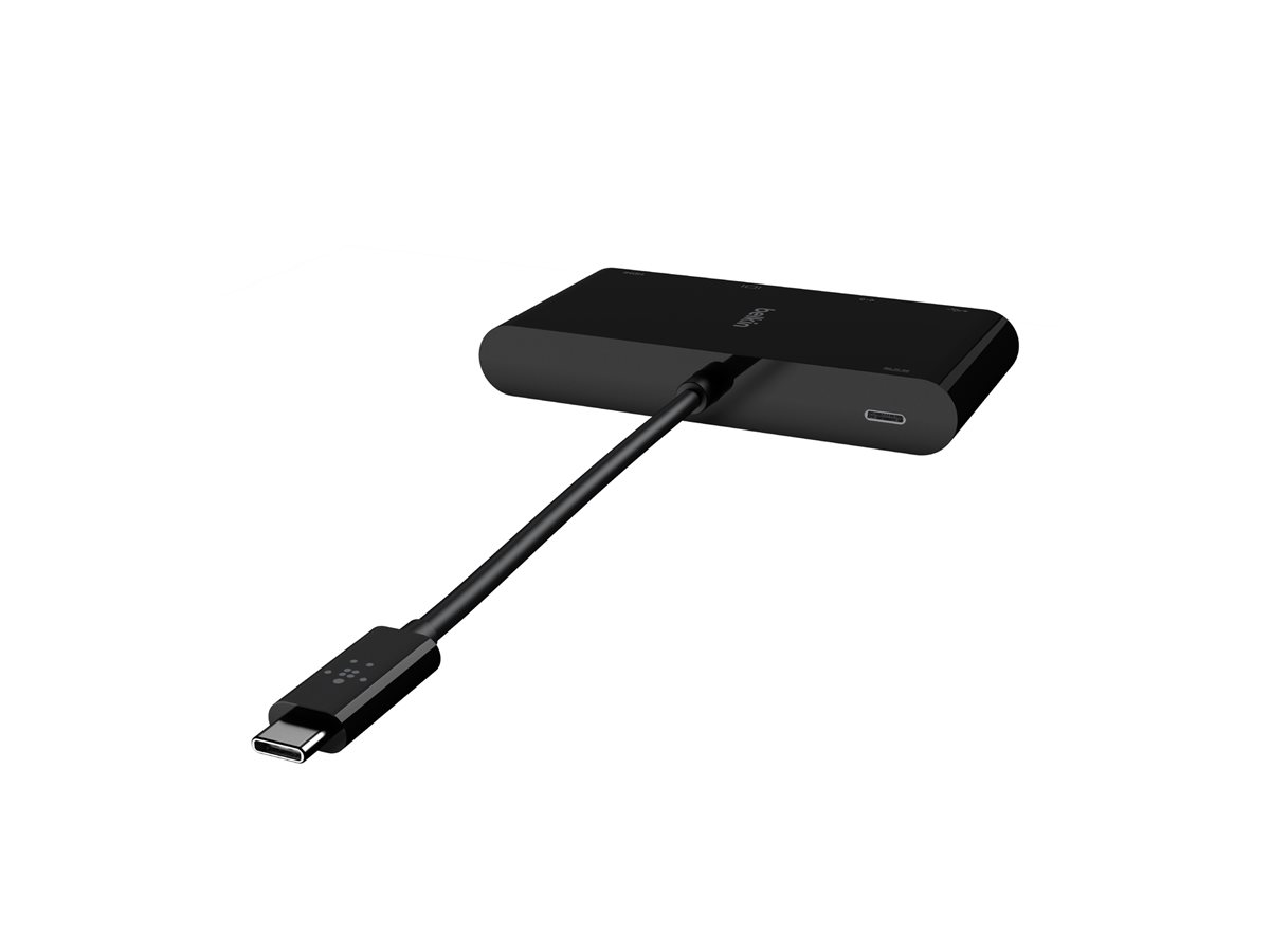 Belkin AVC004BTBK USB-C Dockingstation HDMI VGA Gigabit Ethernet 100 W PD Schwarz