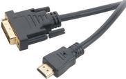 Akasa AK-CBHD06-20BK Videokabel-Adapter 2 m DVI-D HDMI Schwarz (AK-CBHD06-20BK)