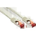 Lindy 0.3m Cat.6 S/FTP Netzwerkkabel, grau RJ45-Stecker, 250MHz, Kupfer, 28AWG (47340)