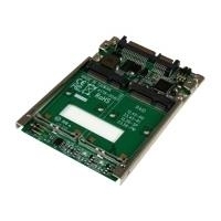 StarTech.com Dual mSATA SSD to 6,40cm (2.5") SATA RAID Adapter Converter (25SAT22MSAT)