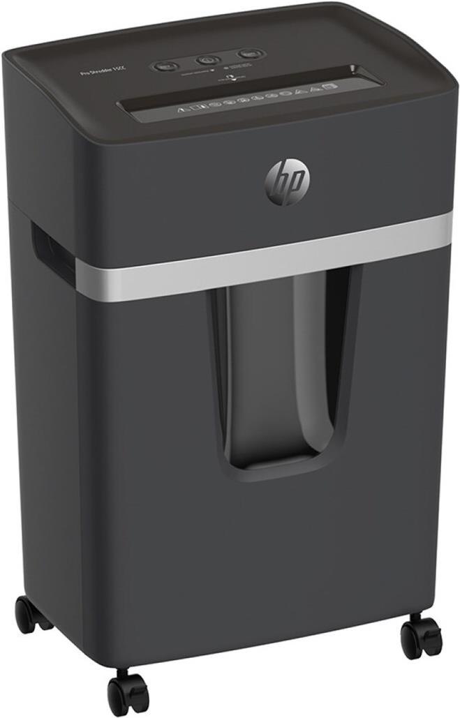 HP Pro Shredder 15CC Aktenvernichter Partikelschnitt 4 x 35 mm P-4 bis 15 Blatt Schwarz